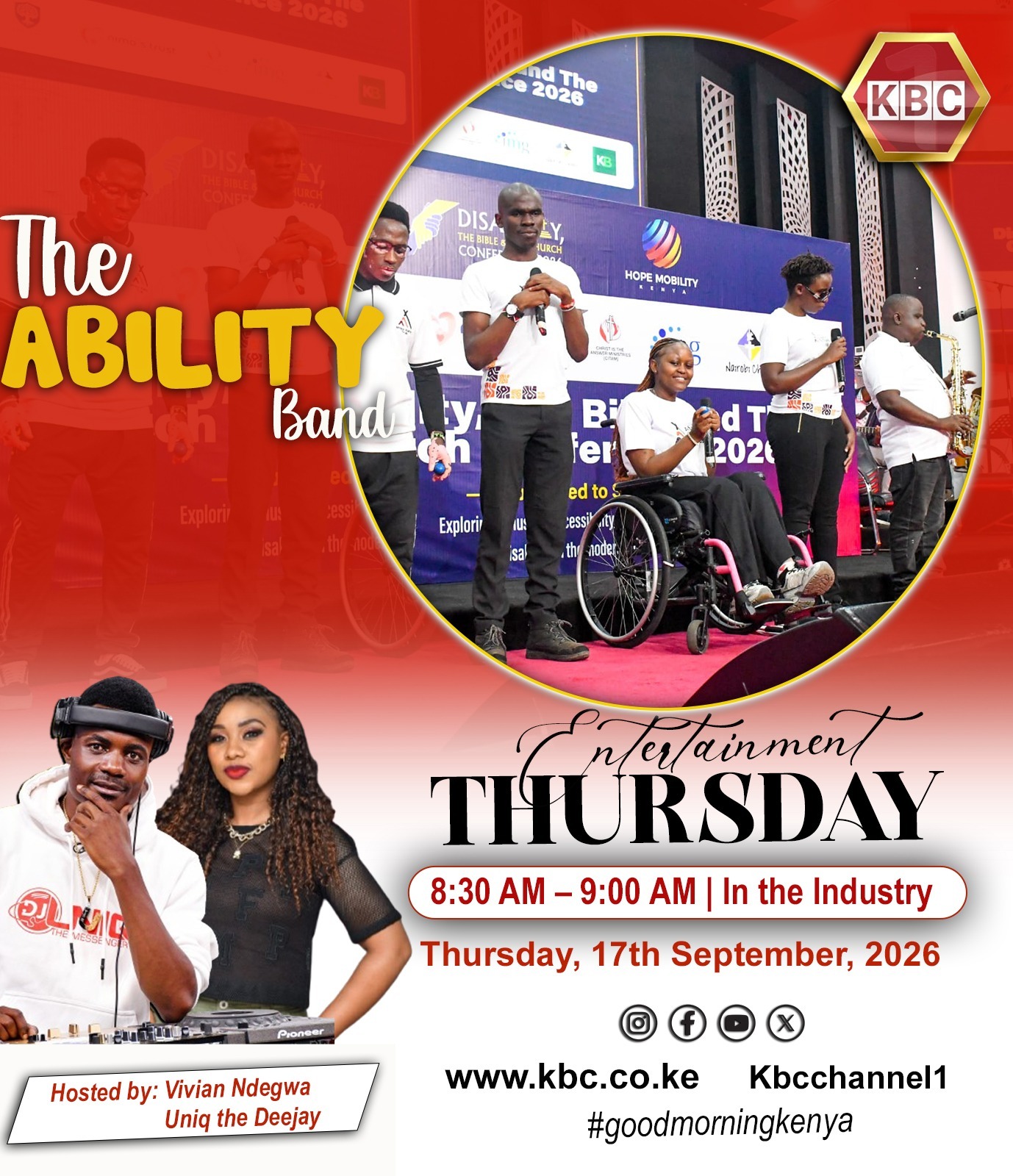 The Ability Band on KBC Channel 1